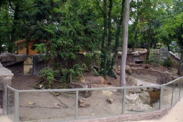 Nerzgehege im Zoo Osnabrück