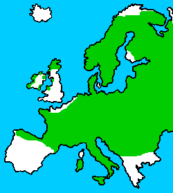 Verbreitungskarte Baummarder